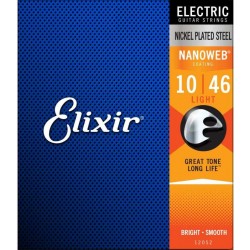 Elixir12052 Electric Nickel Plated Steel NANOWEB