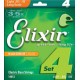 Elixir 14052 Electric, Long Scale, 4 Strings Sets, NanoWeb coating Light