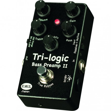 E.W.S. Tri-logic Bass Preamp 2 pedale per basso