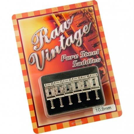 Raw Vintage RVS-108 Gotoh Japan type Pure Steel Saddles