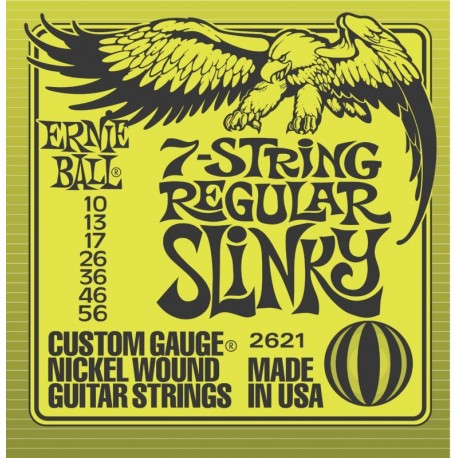 Ernie Ball 2621 7-String Regular Slinky 