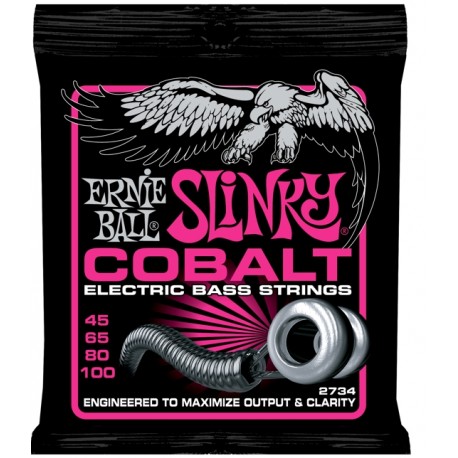 Ernie Ball 2734 Cobalt Super Slinky Bass muta basso 4 corde 