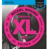 D'Addario EXL170-5 per basso 5 corde, Regular Light Gauge, 45-130, Long Scale
