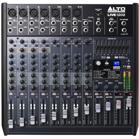 Alto LIVE 1202 mixer audio 