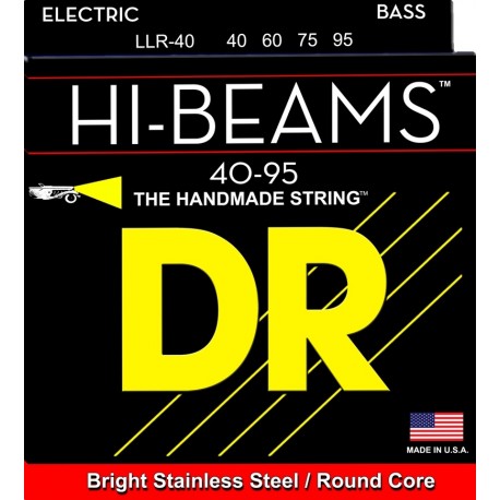 DR Strings LLR-40 Hi Beams muta per basso  