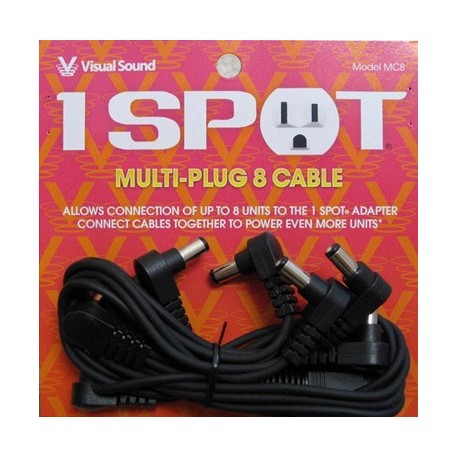 Visual Sound MC8 multi-plug 8 cavi 