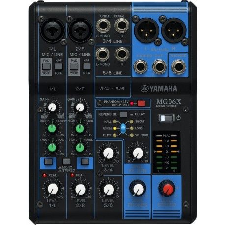 Yamaha MG06X mixer 6 canali 