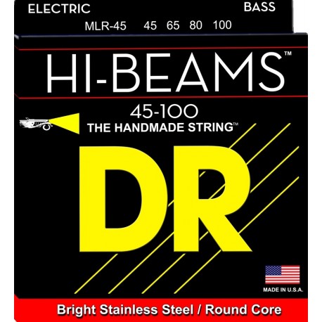 DR Strings MLR-45 Hi-Beams muta basso 4 corde 