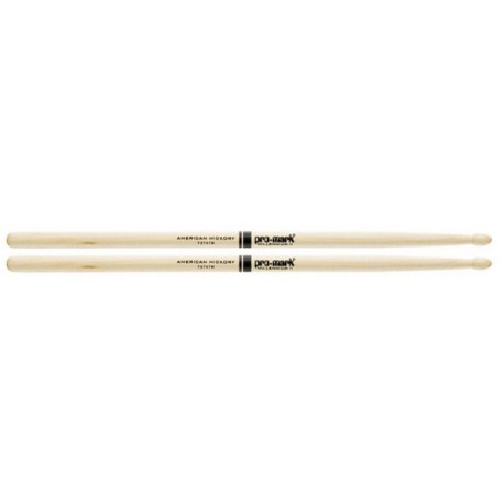 Promark TX747W Hickory 747 Rock Wood Tip Drumstick 