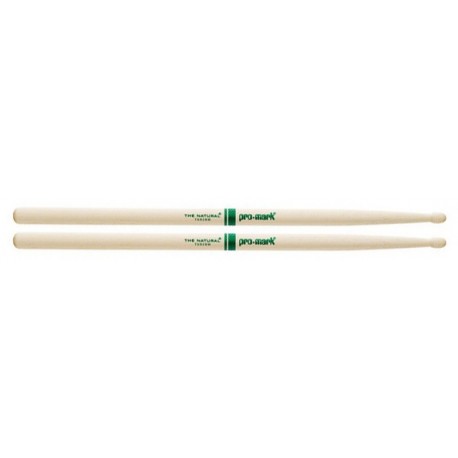 Promark TXR2BW Hickory 2B The Natural Wood Tip Drumstick  