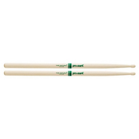 Promark TXR2BW Hickory 2B The Natural Wood Tip Drumstick  
