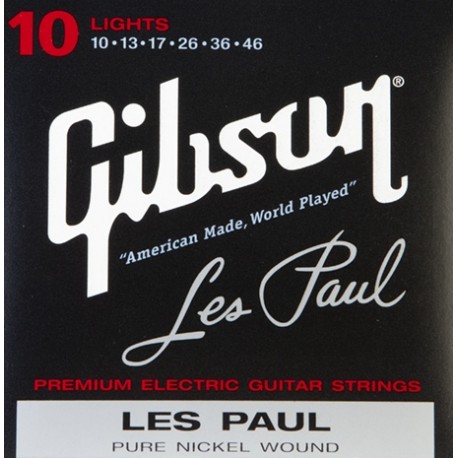 Gibson SEG-LP10 Nickel Plated Electric Guitar Strings 