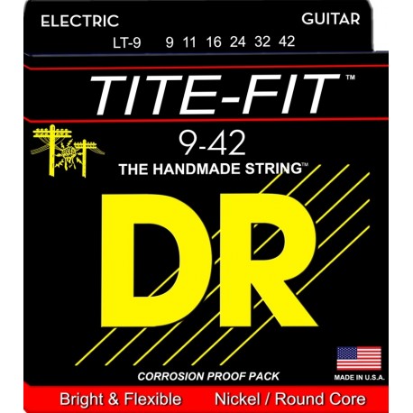 DR Strings LT9 Tite-Fit  per chitarra elettrica 