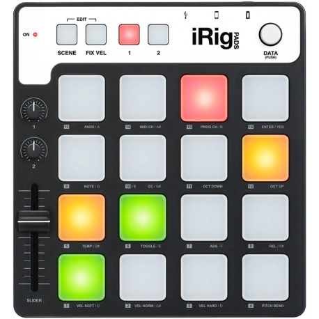 IK Multimedia iRig Pads Groove controller per sistemi iOS, PC e MAC  