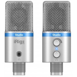 IK Multimedia iRig MIC Studio SL Microfono per sistemi Android, iOS, PC e MAC 