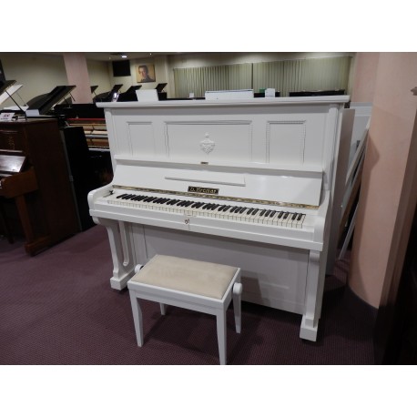 G.Krcmar Pianoforte verticale bianco satinato usato