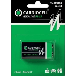Cardiocell batteria alkaline plus 9V