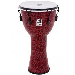 Toca TF2DM-12RM Djembe Freestyle II Mechanically Tuned Red Mask  