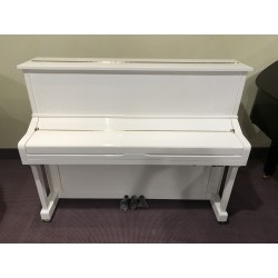 Hausmann HU-121W pianoforte verticale silent bianco lucido