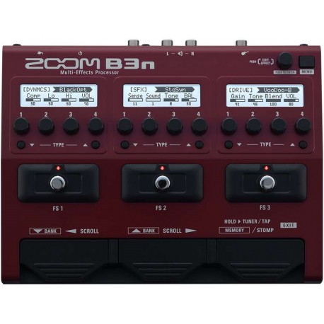 Zoom B3n pedaliera multieffetto e amp-simulator per basso 