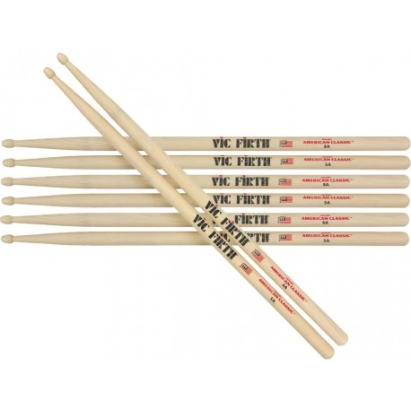Vic Firth 12 paia 5A American Classic