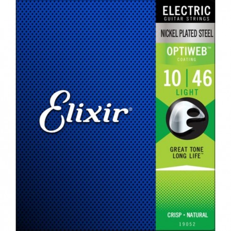 Elixir 19052 Electric NPS Optiweb Light 10-46 muta di corde