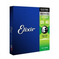 Elixir EL19027 Optiweb Custom Light 09-46 chitarra elettrica