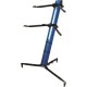 Quiklok SL913BL Supporto tastiera blu metallizzato