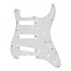 Partsland battipenna modello stratocaster bianco