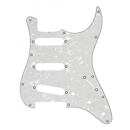 Partsland battipenna modello stratocaster bianco