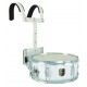Mi.Lor Marching drum 14"x5.5" with carrier white
