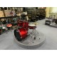 Mi.Lor Drum L-1010 MR Drum Set 5 pezzi completa di meccaniche piatti sgabello colore rosso