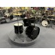 Mi.Lor Drum L-1010 BK Drum Set 5 pezzi completa di meccaniche piatti sgabello colore nero