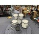 Mi.Lor Drum L-1010 WH Drum Set 5 pezzi completa di meccaniche piatti sgabello colore bianco