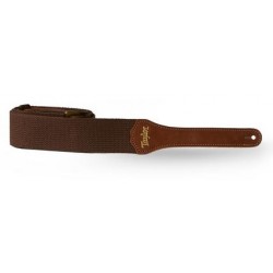 Taylor GS Mini Strap Chocolate Brown Cotton 2"