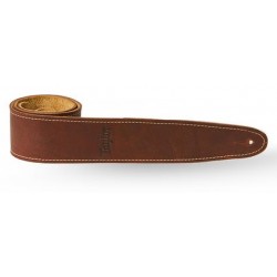 Taylor Leather strap med brown suede back 2.5"