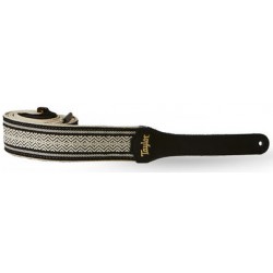 Taylor Academy Series Strap white/black jacquard cotton