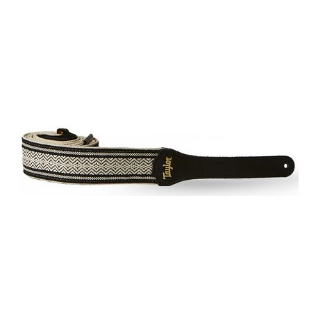 Taylor Academy Series Strap white/black jacquard cotton