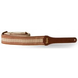 Taylor Academy Series Strap white/brown jacquard cotton