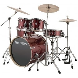 Ludwig LCEE200-25 Batteria acustica Red Wine Sparkle