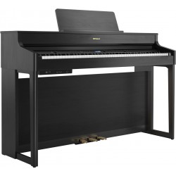 Roland HP702-CH digital piano + stand KHS704/2CH Colore Nero Satinato