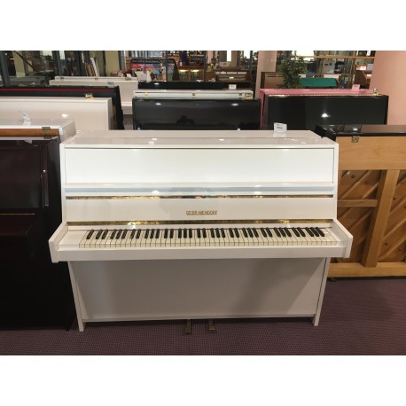 Gebr. Niendorf Pianoforte verticale bianco usato