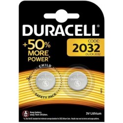 Duracell Bottone Litio 2032 Blister da Pz.2