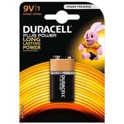 Duracell Transistor Alcalina 9V Plus Power Blister 1 Pz.