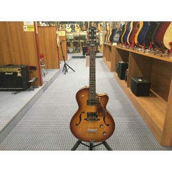 Godin 5th Avenue CW HB Cognac Sfumato Tric Case Deluxe Incluso