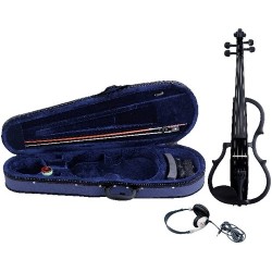 GEWA Violino elettrico color nero laccato