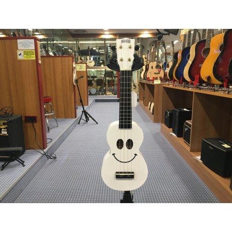 Mahalo Ukulele Smile bianco Soprano