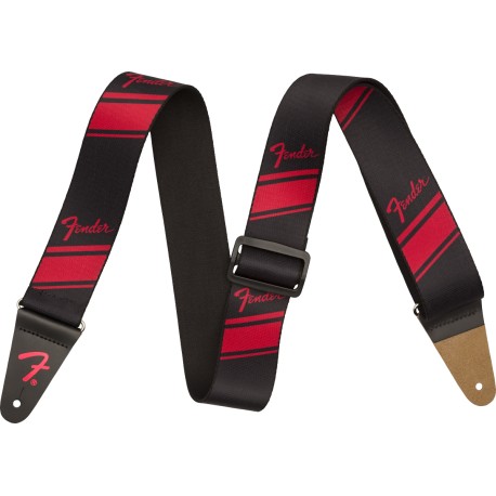 Fender Competition Stripe Strap Ruby 