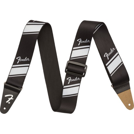 Fender Competition Stripe Strap Silver 