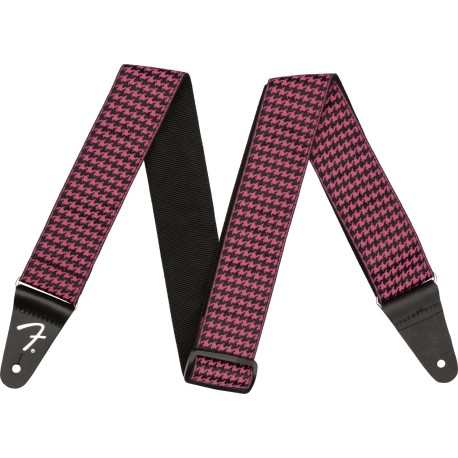 Fender Houndstooth Strap Pink 